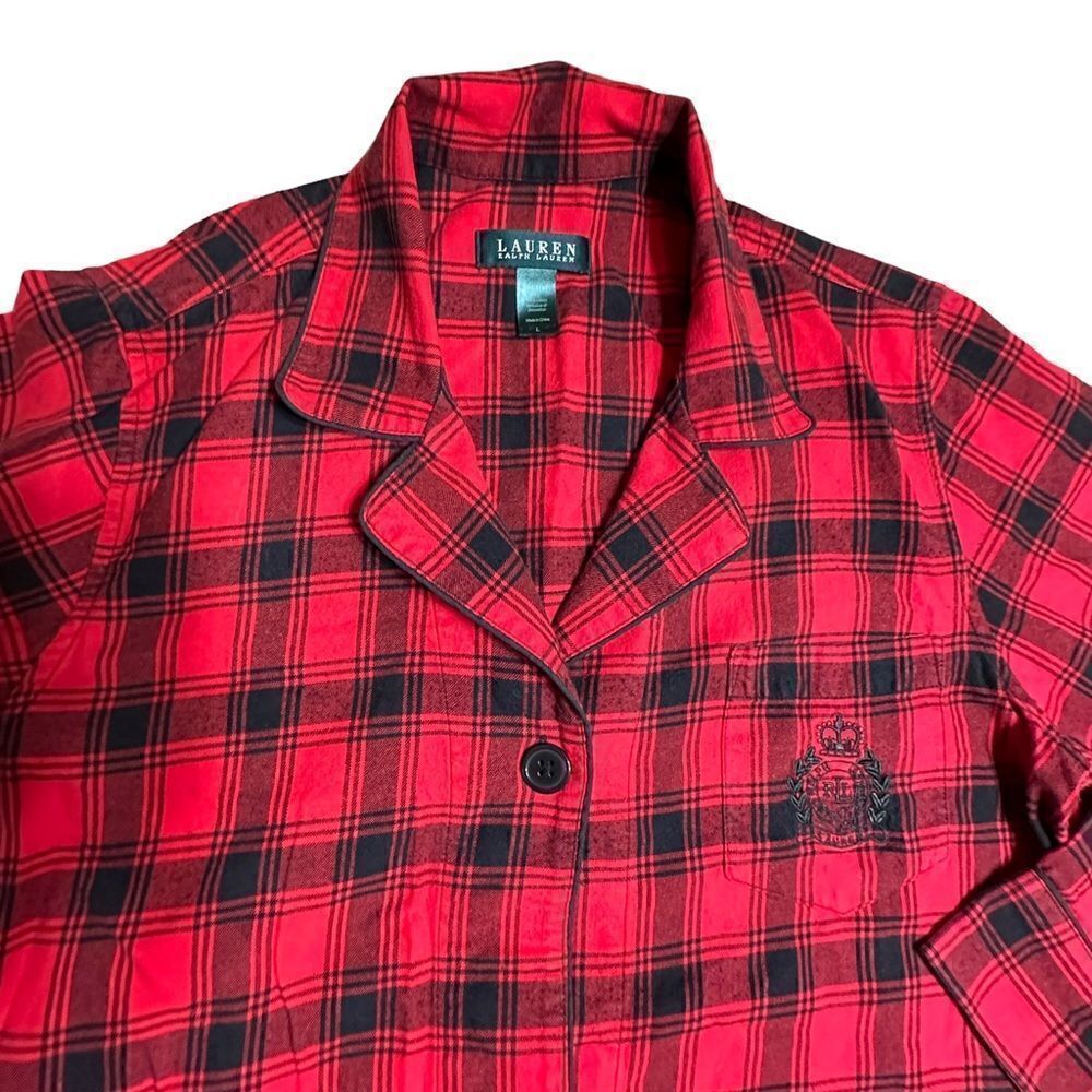 Ralph Lauren Red and Black checkered Nightshirt